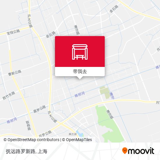 抚远路罗新路地图