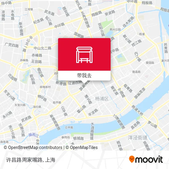 许昌路周家嘴路地图