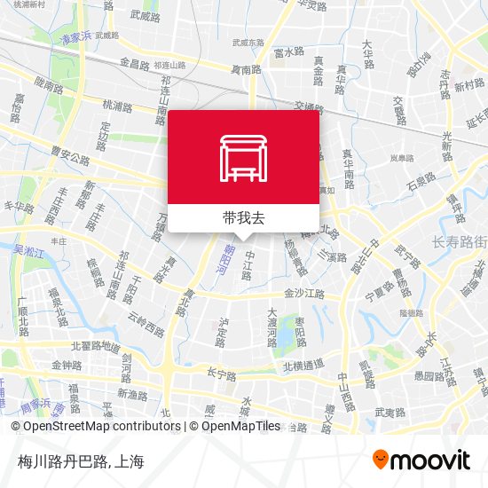 梅川路丹巴路地图