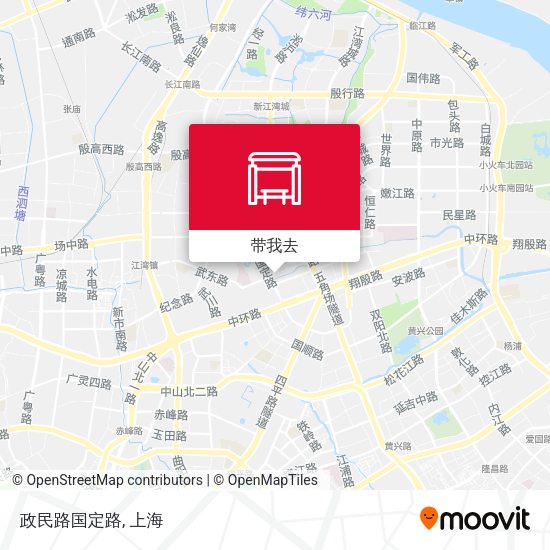 政民路国定路地图