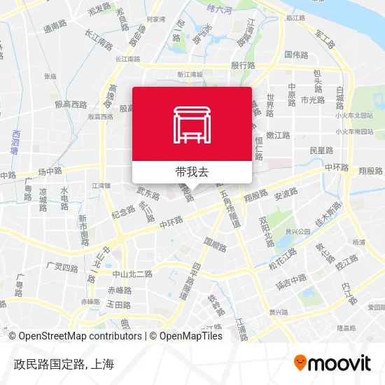 政民路国定路地图