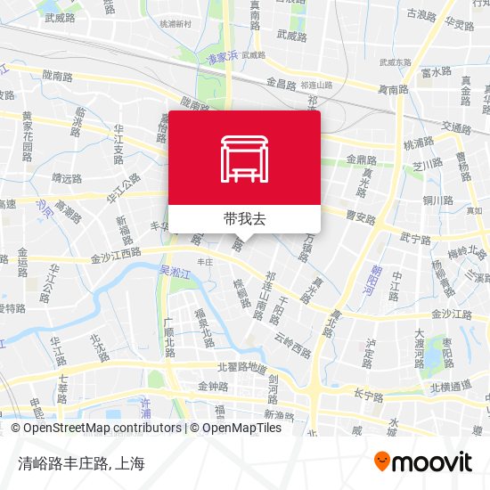 清峪路丰庄路地图