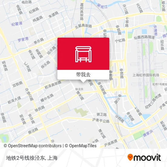 地铁2号线徐泾东地图