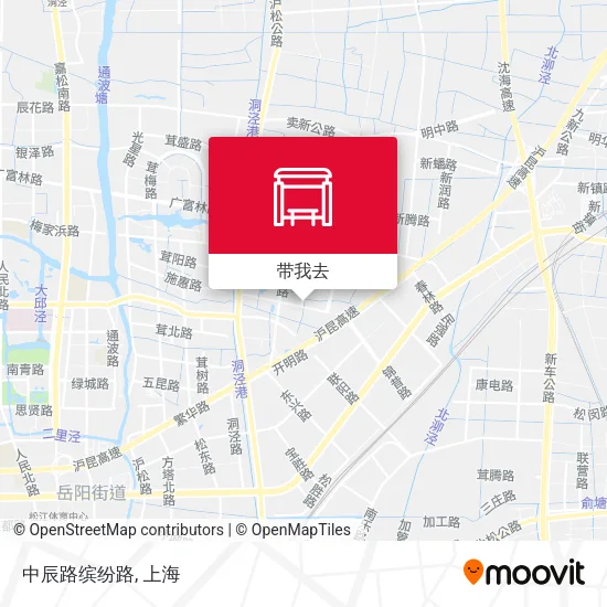 中辰路缤纷路地图