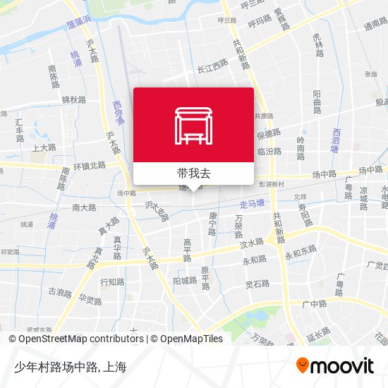 少年村路场中路地图