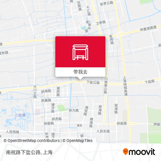 南祝路下盐公路地图