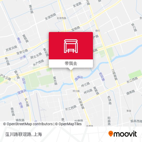 蕰川路联谊路地图