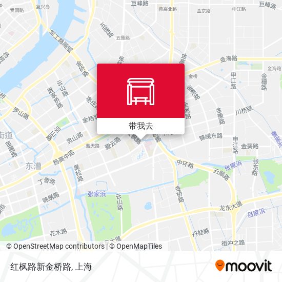 红枫路新金桥路地图