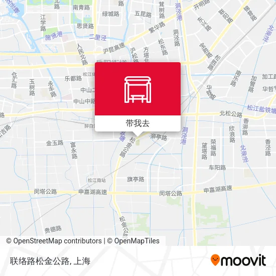 联络路松金公路地图