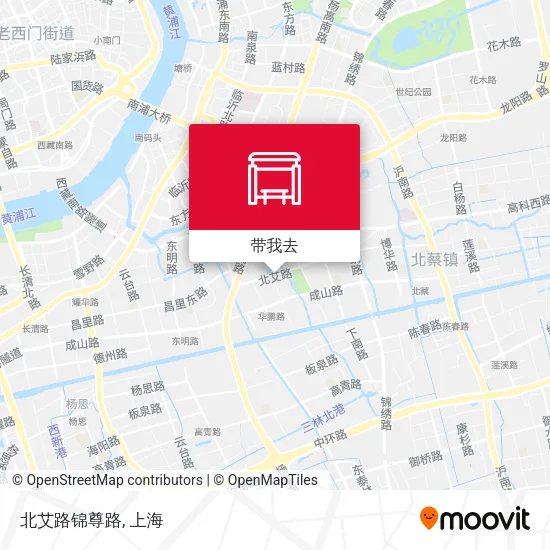 北艾路锦尊路地图