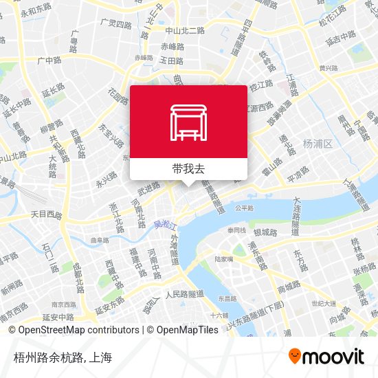 梧州路余杭路地图
