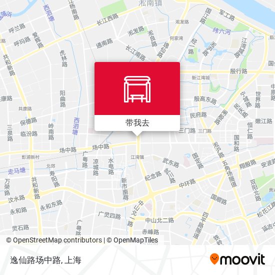 逸仙路场中路地图