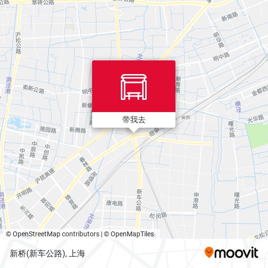 新桥(新车公路)地图