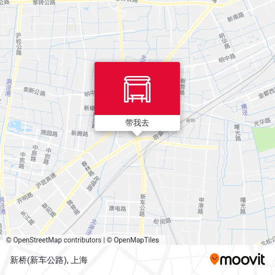 新桥(新车公路)地图