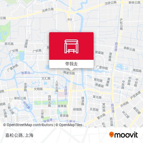 嘉松公路地图