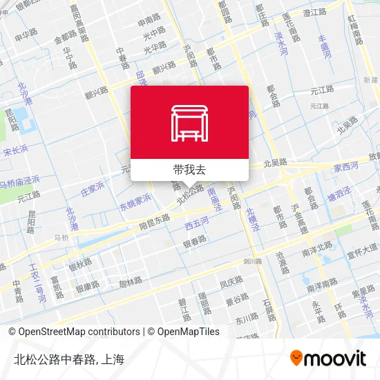 北松公路中春路地图