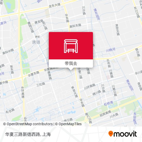 华夏三路新德西路地图