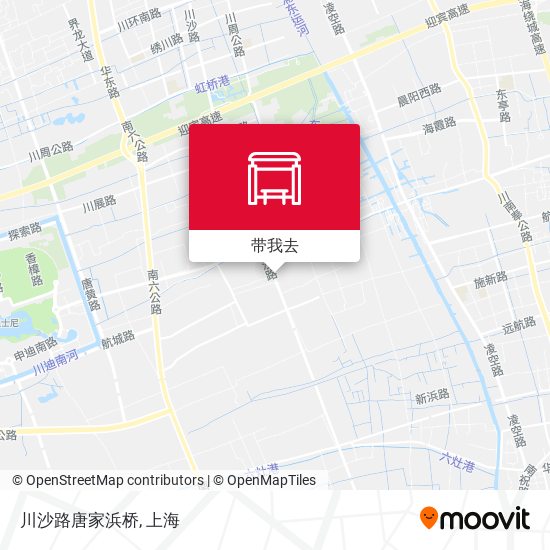 川沙路唐家浜桥地图