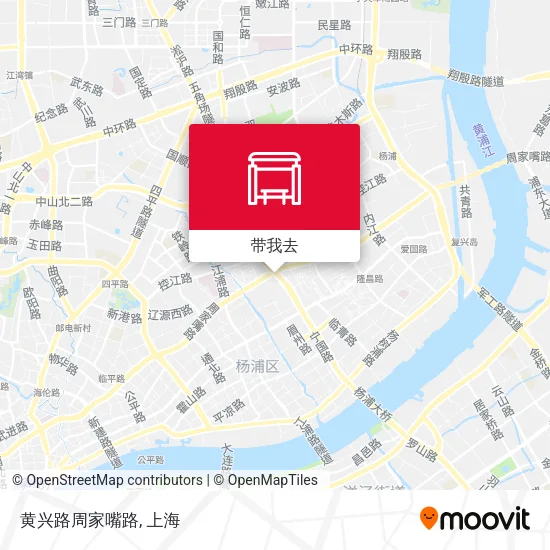 黄兴路周家嘴路地图
