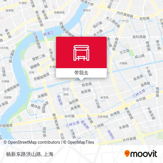 杨新东路洪山路地图