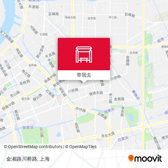 金湘路川桥路地图