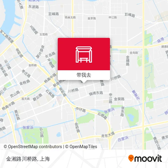 金湘路川桥路地图