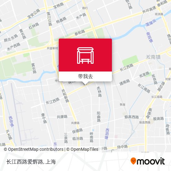 长江西路爱辉路地图
