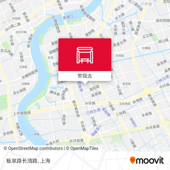 板泉路长清路地图