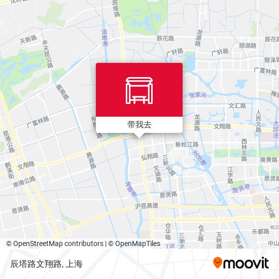 辰塔路文翔路地图