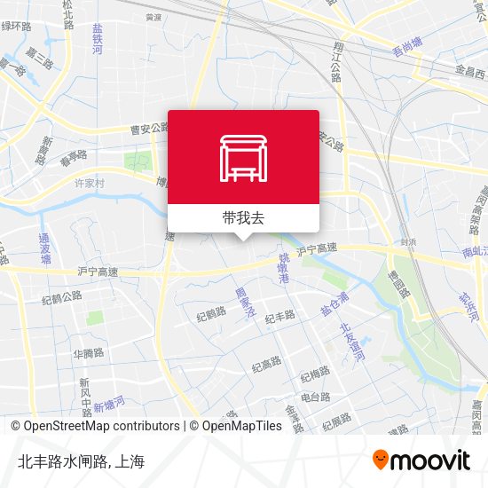 北丰路水闸路地图