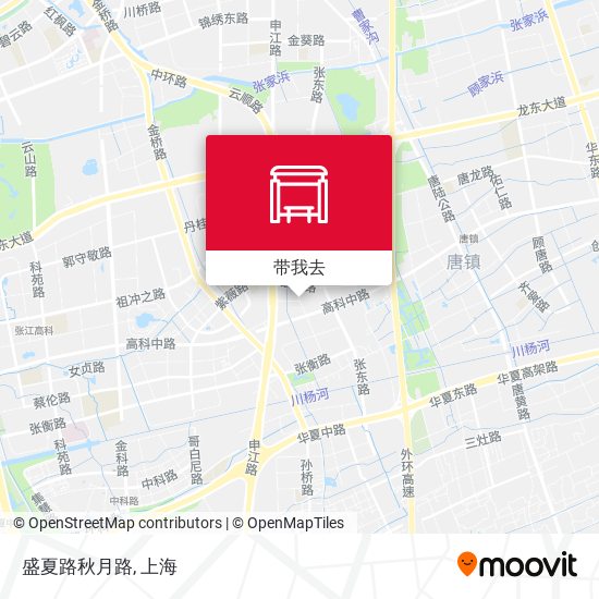 盛夏路秋月路地图