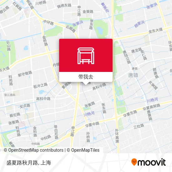 盛夏路秋月路地图