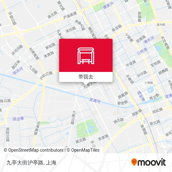 九亭大街沪亭路地图