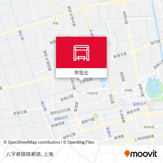 八字桥路陈桥路地图