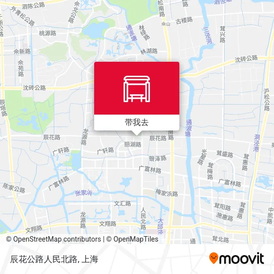 辰花公路人民北路地图