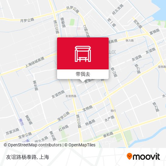 友谊路杨泰路地图