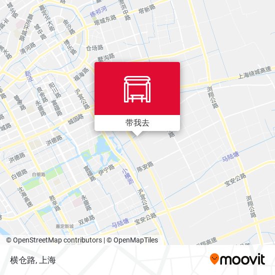 横仓路地图
