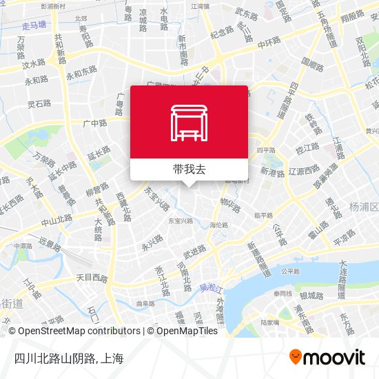 四川北路山阴路地图