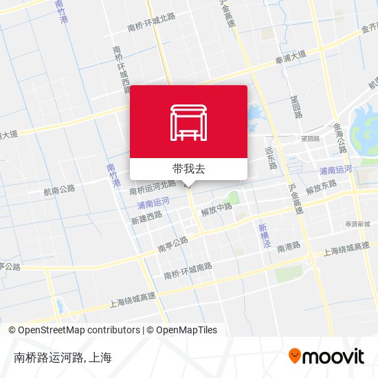 南桥路运河路地图