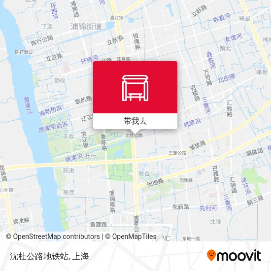 沈杜公路地铁站地图
