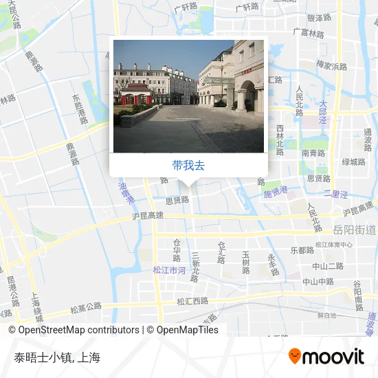泰晤士小镇地图