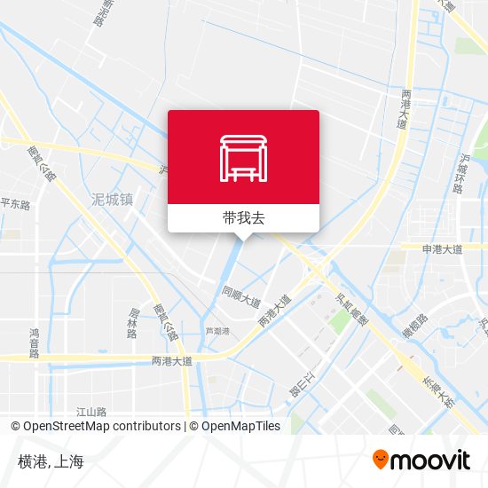 横港地图