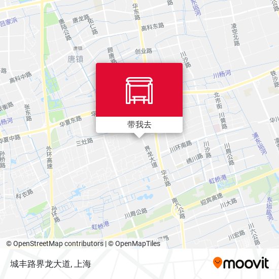 城丰路界龙大道地图