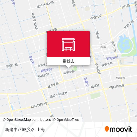 新建中路城乡路地图