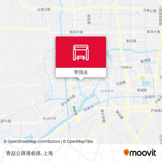 青赵公路港俞路地图