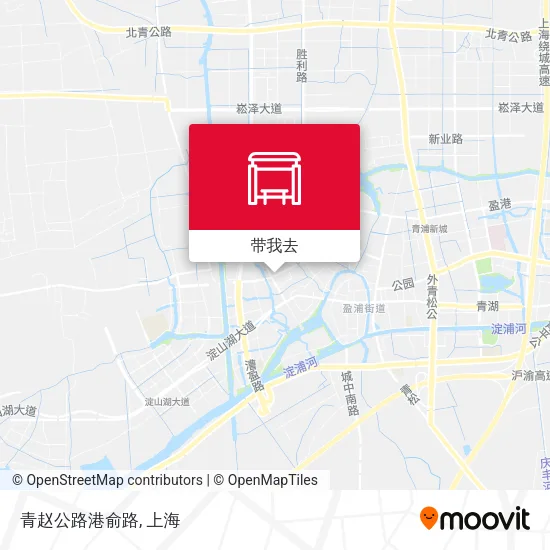 青赵公路港俞路地图