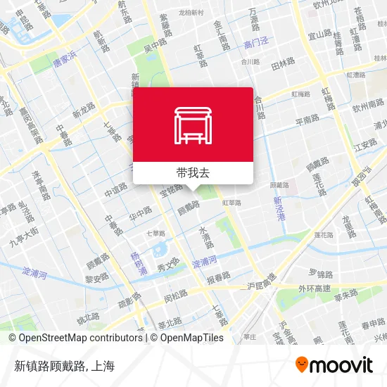 新镇路顾戴路地图