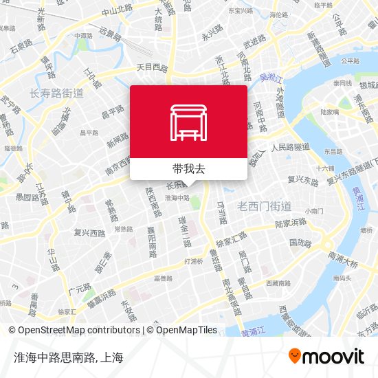 淮海中路思南路地图