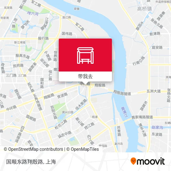 国顺东路翔殷路地图