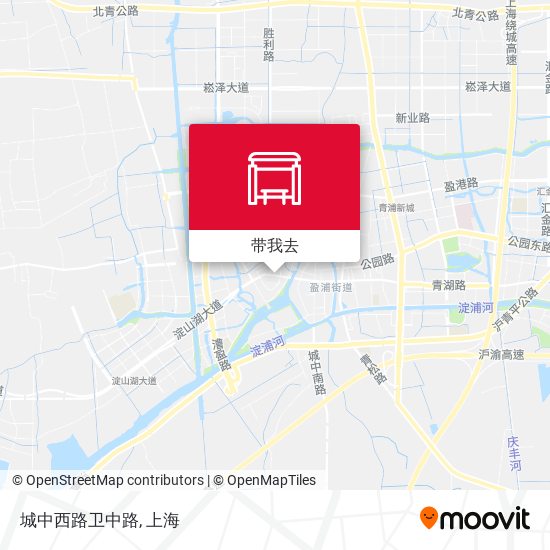 城中西路卫中路地图